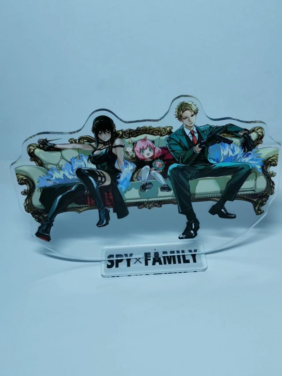 SPY×FAMILY Anime Laser Acrylic Humanoid  keychain Standing Plates  3234 