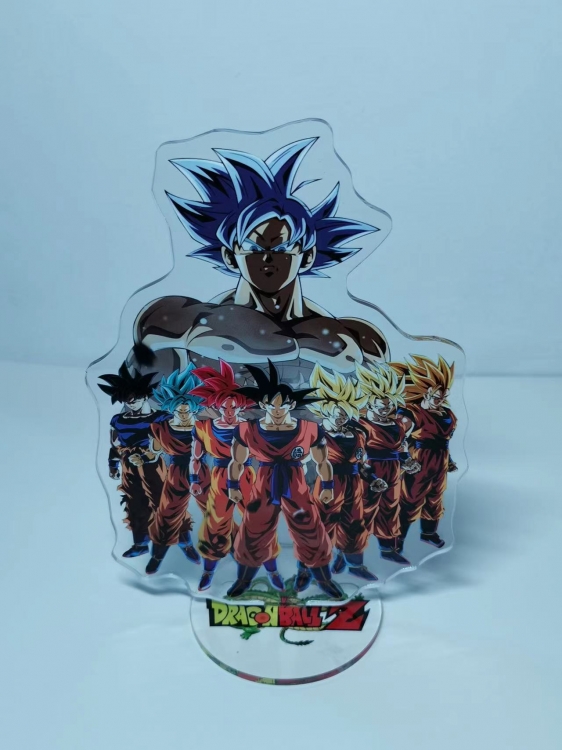 DRAGON BALL Anime Laser Acrylic Humanoid  keychain Standing Plates 3322