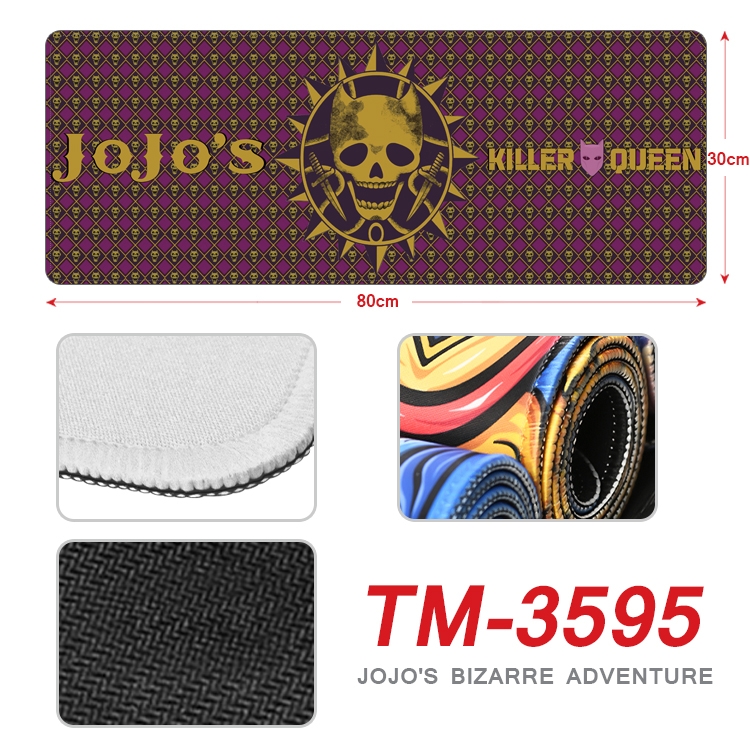 JoJos Bizarre Adventure Anime peripheral new lock edge mouse pad 30X80cm TM-3595