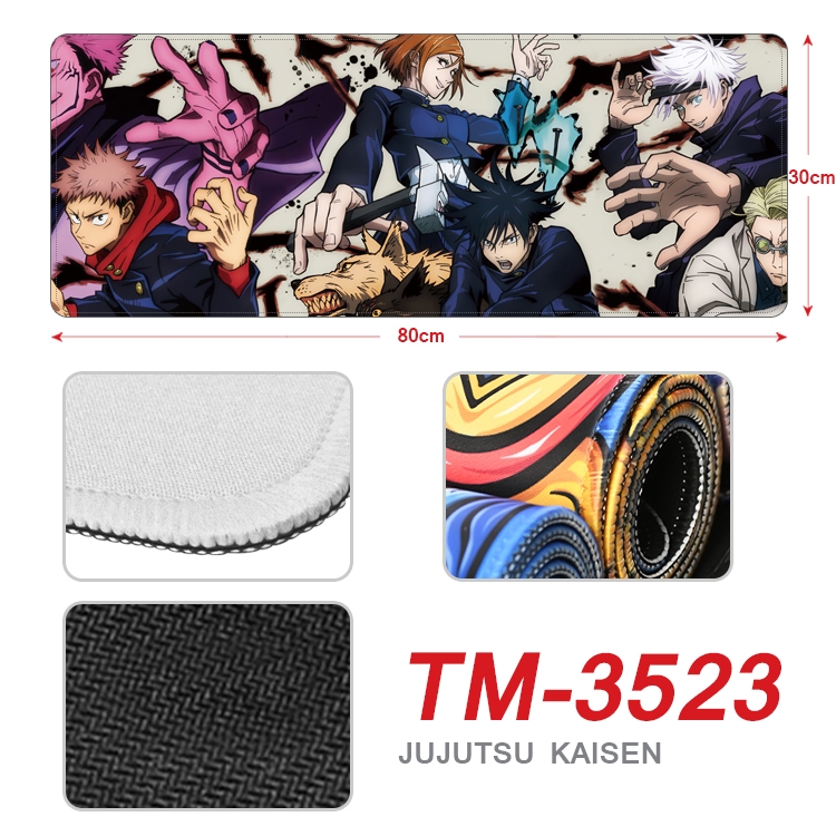 Jujutsu Kaisen Anime peripheral new lock edge mouse pad 30X80cm TM-3523