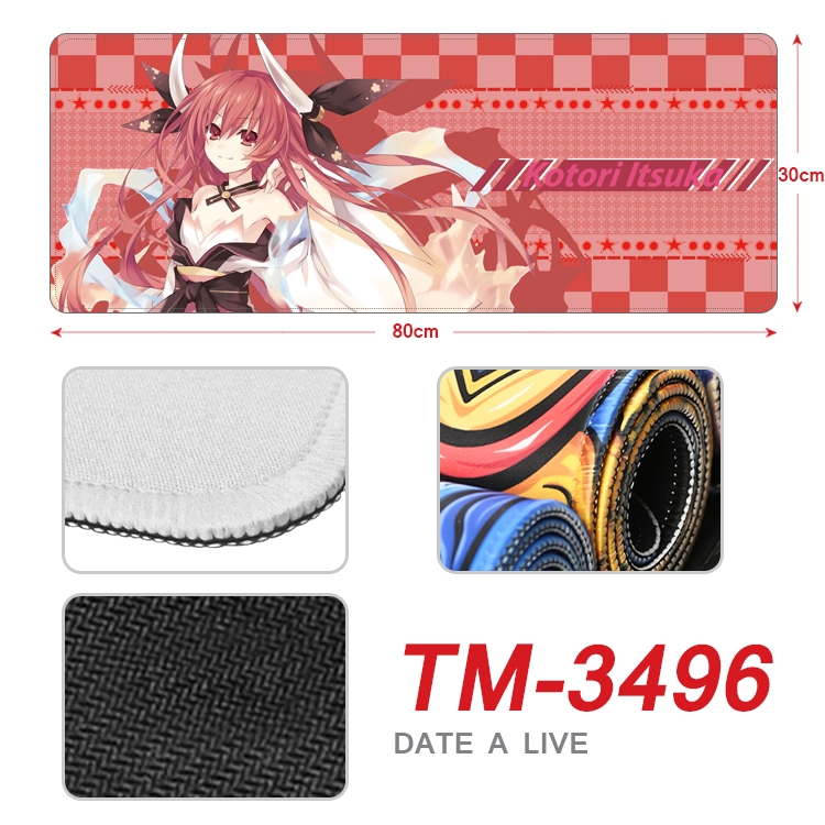 Date-A-Live Anime peripheral new lock edge mouse pad 30X80cm TM-3496