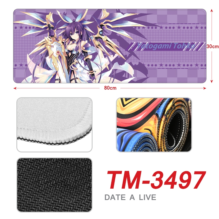 Date-A-Live Anime peripheral new lock edge mouse pad 30X80cm TM-3497