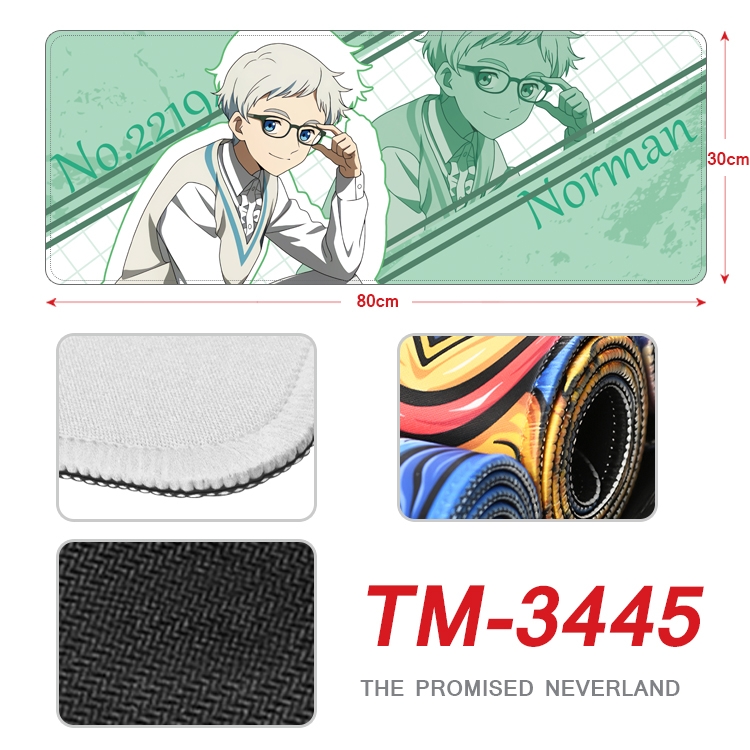 The Promised Neverla Anime peripheral new lock edge mouse pad 30X80cm TM-3445
