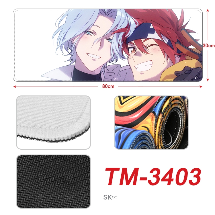 SK∞ Anime peripheral new lock edge mouse pad 30X80cm TM-3403