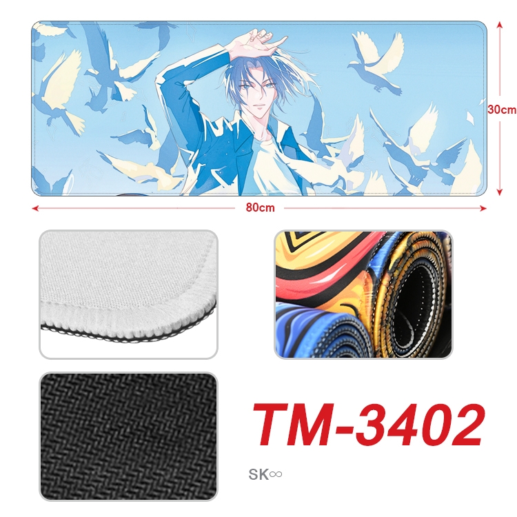 SK∞ Anime peripheral new lock edge mouse pad 30X80cm TM-3402
