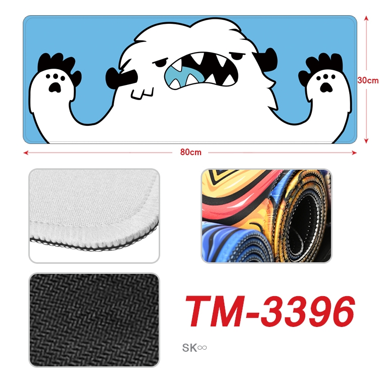 SK∞ Anime peripheral new lock edge mouse pad 30X80cm TM-3396