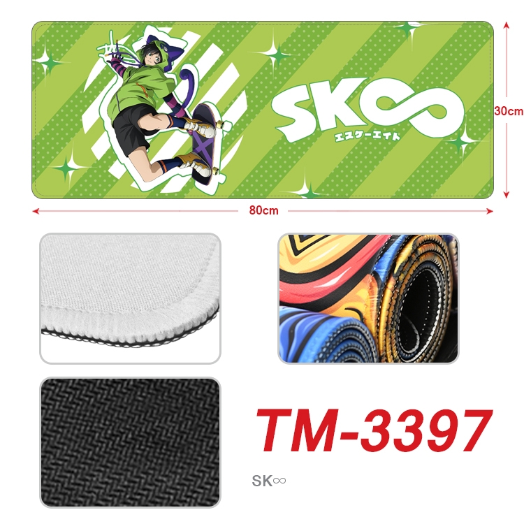 SK∞ Anime peripheral new lock edge mouse pad 30X80cm TM-3397