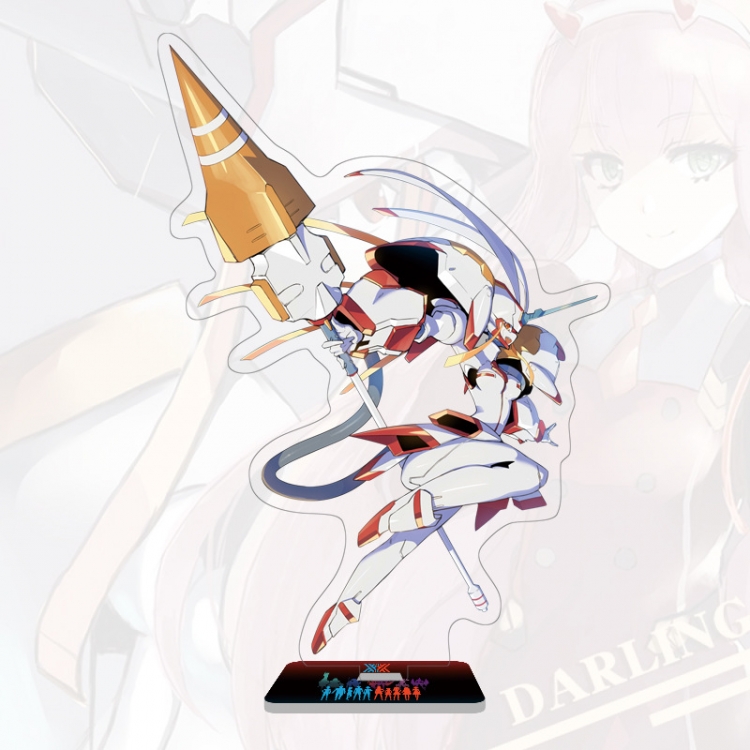 DARLING in the FRANX Anime characters acrylic Standing Plates Keychain 16cm