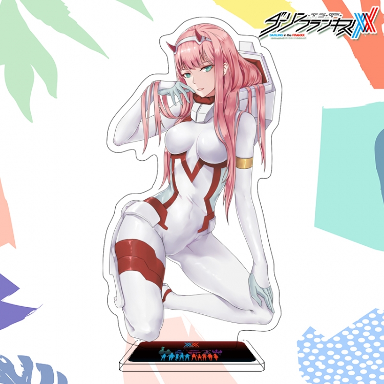 DARLING in the FRANX Anime characters acrylic Standing Plates Keychain 16cm
