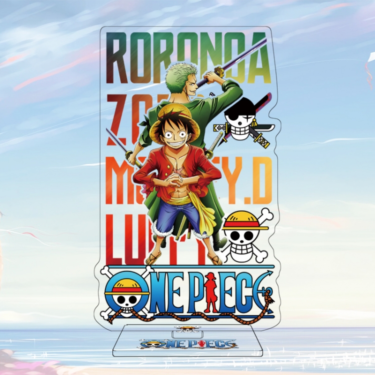 One Piece Anime characters acrylic Standing Plates Keychain 16cm