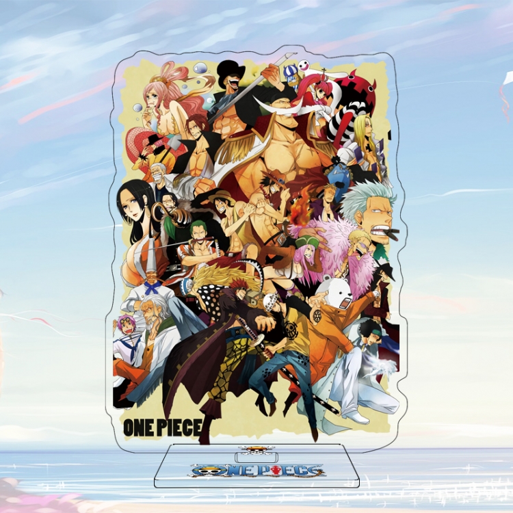 One Piece Anime characters acrylic Standing Plates Keychain 16cm