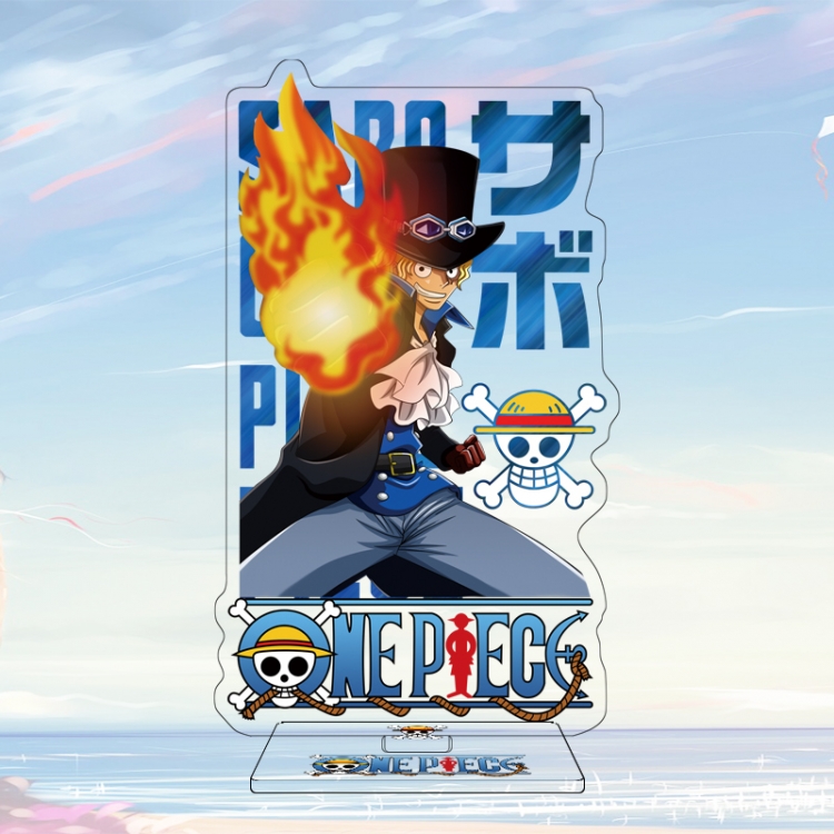 One Piece Anime characters acrylic Standing Plates Keychain 16cm