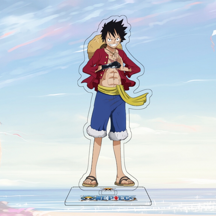 One Piece Anime characters acrylic Standing Plates Keychain 16cm