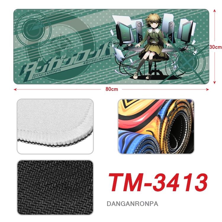 Dangan-Ronpa Anime peripheral new lock edge mouse pad 30X80cm TM-3413