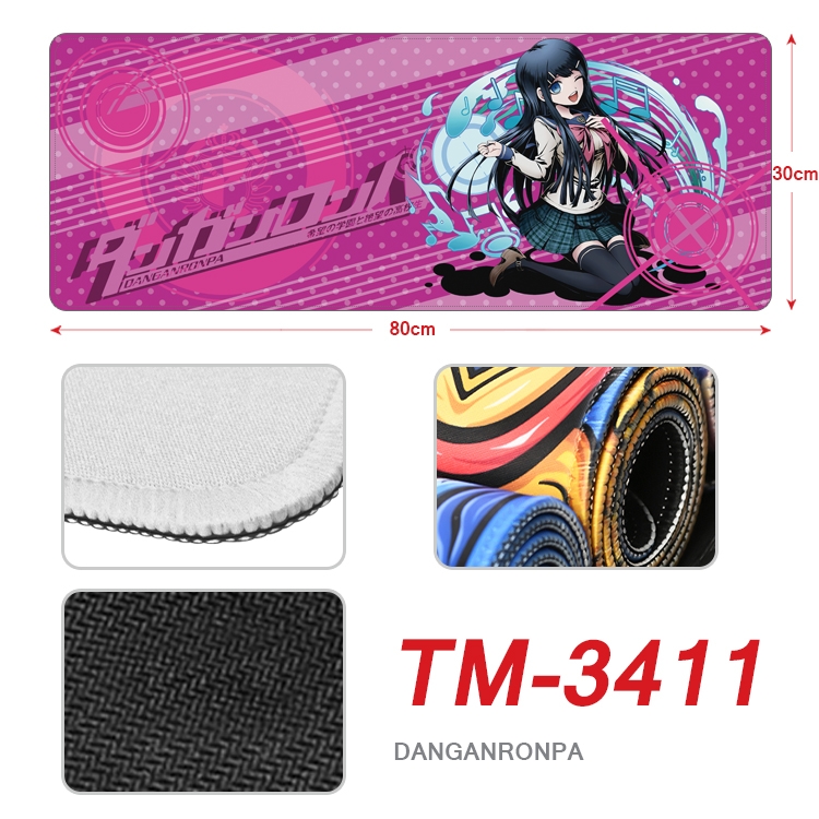 Dangan-Ronpa Anime peripheral new lock edge mouse pad 30X80cm TM-3411