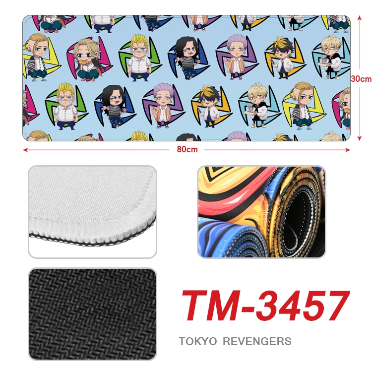 Tokyo Revengers Anime peripheral new lock edge mouse pad 30X80cm TM-3457