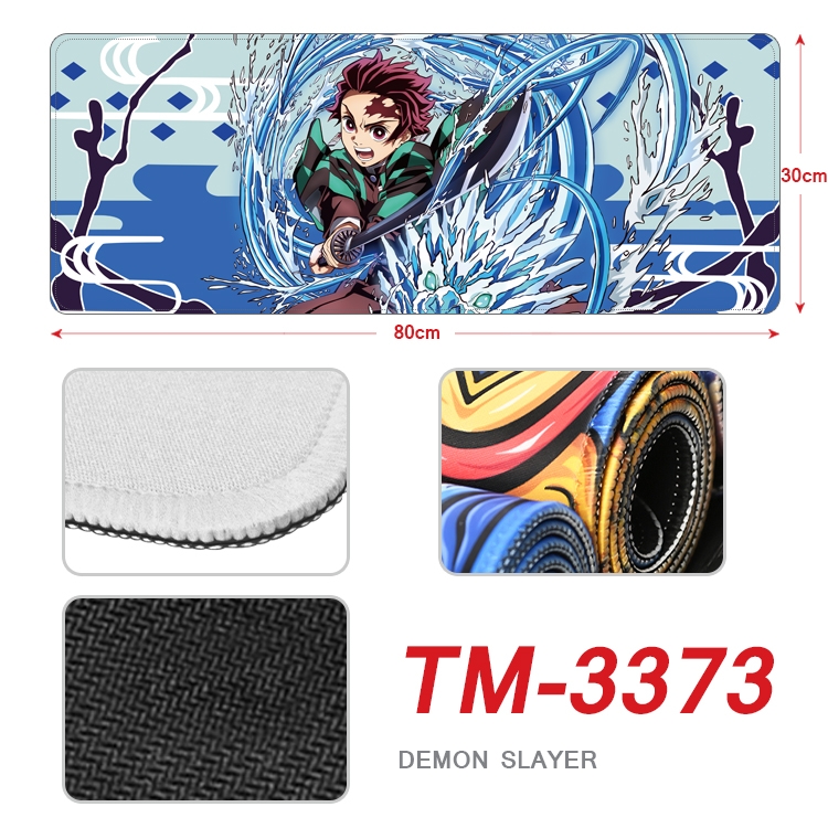 Demon Slayer Kimets  Anime peripheral new lock edge mouse pad 30X80cm TM-3373