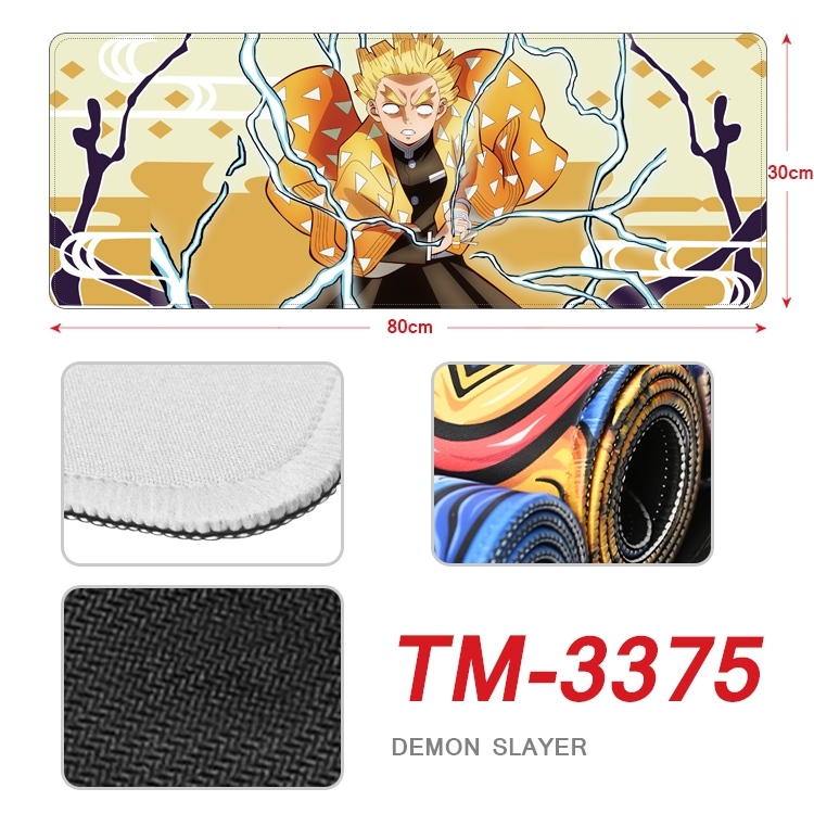 Demon Slayer Kimets  Anime peripheral new lock edge mouse pad 30X80cm TM-3375