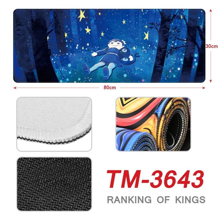 king ranking Anime peripheral new lock edge mouse pad 30X80cm TM-3643