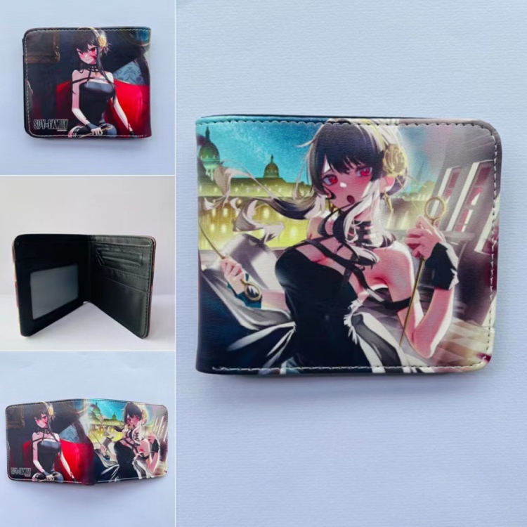 SPY×FAMILY Full color  Two fold short card case wallet 11X9.5CM 2948