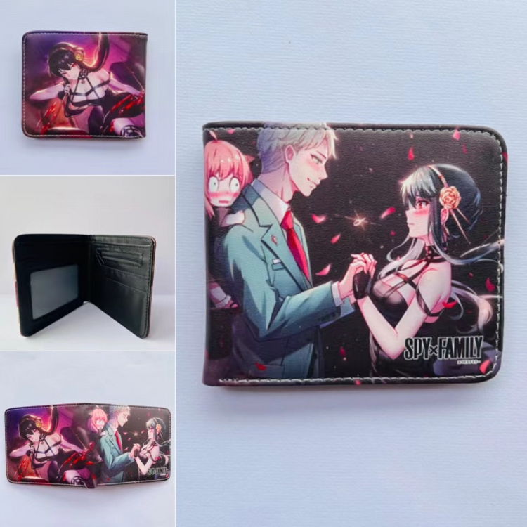 SPY×FAMILY Full color  Two fold short card case wallet 11X9.5CM 3012