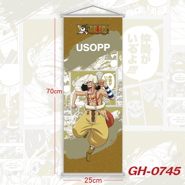 One Piece Plastic Rod Cloth Small Hanging Canvas Painting 25x70cm price for 5 pcs GH-0745