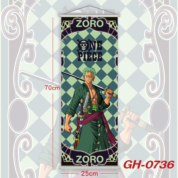 One Piece Plastic Rod Cloth Small Hanging Canvas Painting 25x70cm price for 5 pcs GH-0736