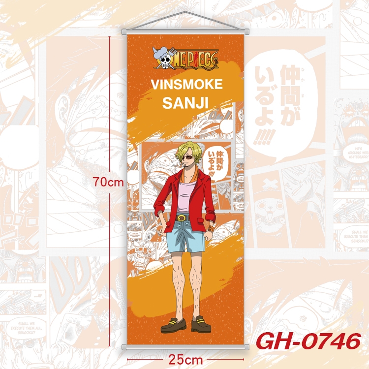 One Piece Plastic Rod Cloth Small Hanging Canvas Painting 25x70cm price for 5 pcs GH-0746