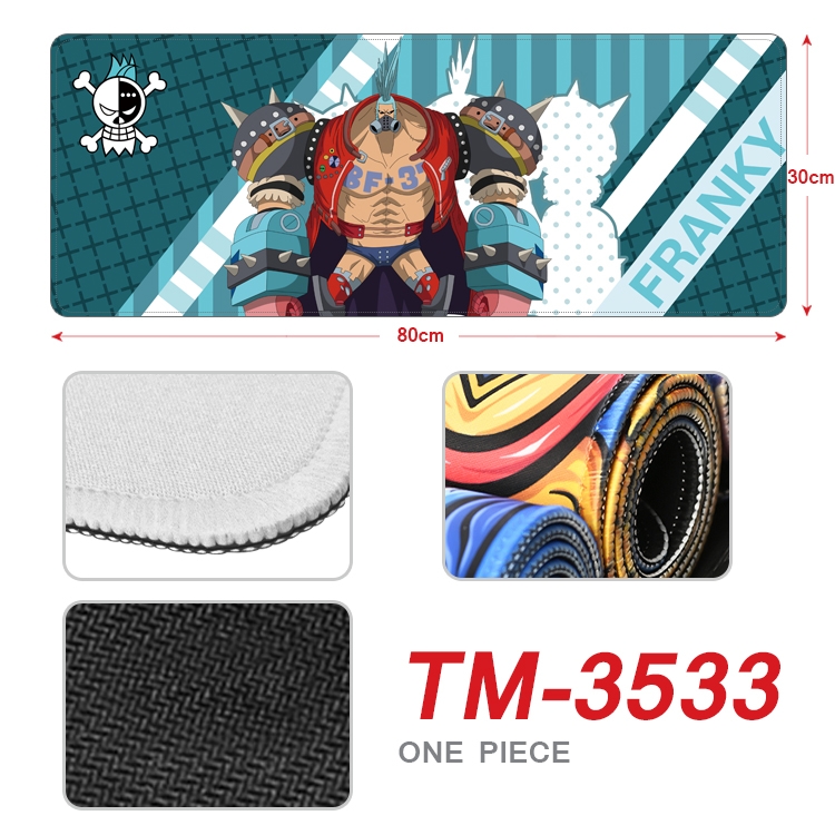 One Piece Anime peripheral new lock edge mouse pad 30X80cm TM-3533