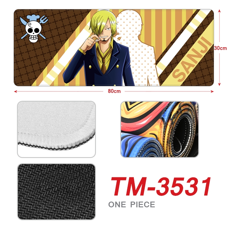 One Piece Anime peripheral new lock edge mouse pad 30X80cm TM-3531