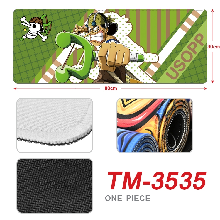 One Piece Anime peripheral new lock edge mouse pad 30X80cm TM-3535