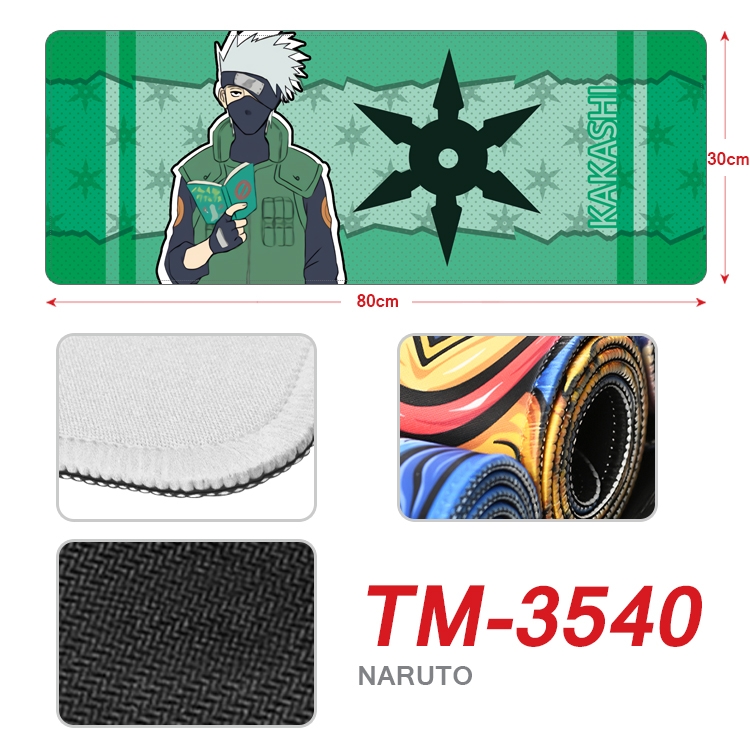 Naruto Anime peripheral new lock edge mouse pad 30X80cm TM-3540