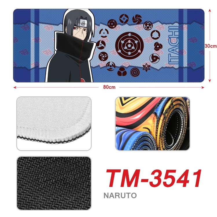 Naruto Anime peripheral new lock edge mouse pad 30X80cm TM-3541