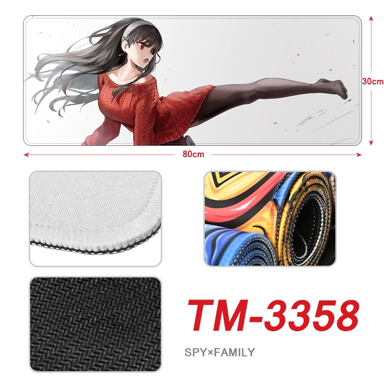 Black Clover Anime peripheral new lock edge mouse pad 30X80cm TM-3358