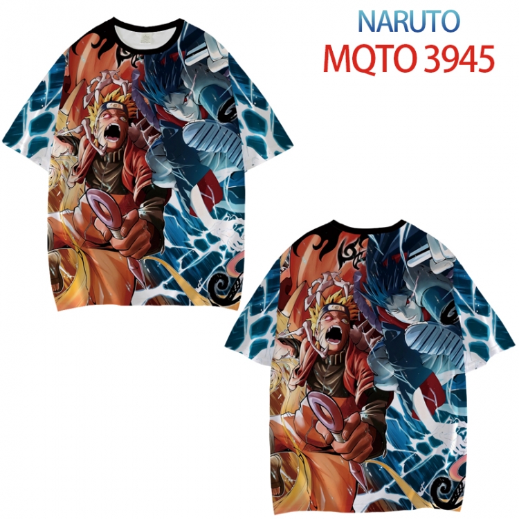 Naruto Full color printed short sleeve T-shirt from XXS to 4XL  MQTO 3945