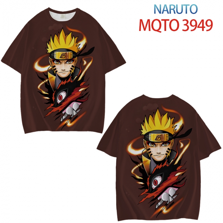 Naruto Full color printed short sleeve T-shirt from XXS to 4XL  MQTO 3949