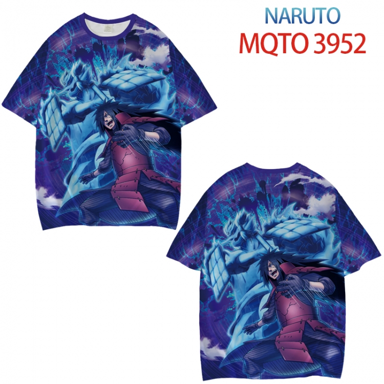 Naruto Full color printed short sleeve T-shirt from XXS to 4XL MQTO 3952