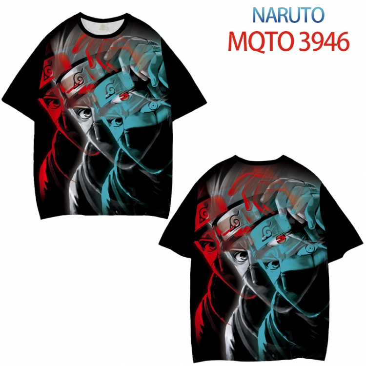 Naruto Full color printed short sleeve T-shirt from XXS to 4XL  MQTO 3946