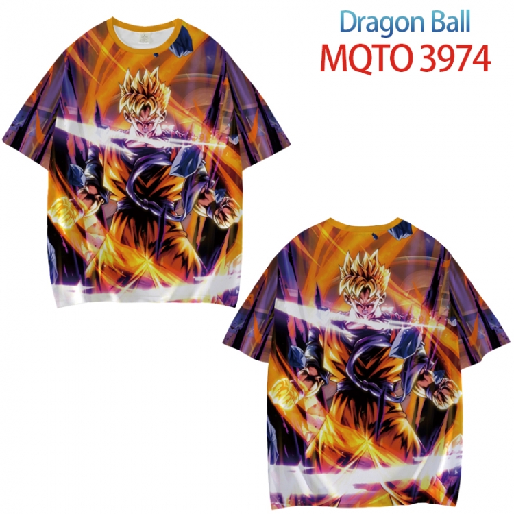 DRAGON BALL Full color printed short sleeve T-shirt from XXS to 4XL MQTO 3974
