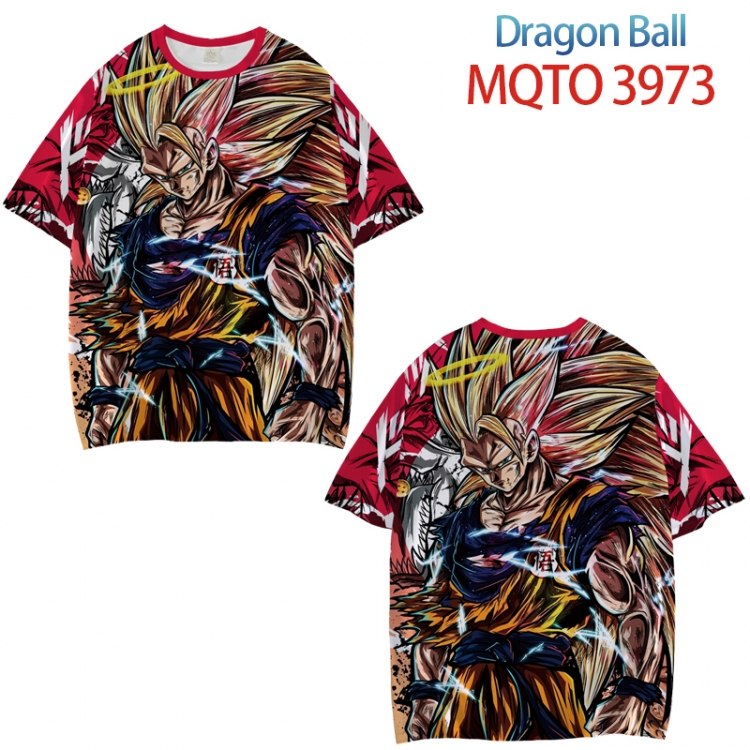 DRAGON BALL Full color printed short sleeve T-shirt from XXS to 4XL MQTO 3973