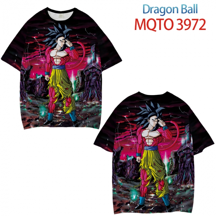 DRAGON BALL Full color printed short sleeve T-shirt from XXS to 4XL MQTO 3972