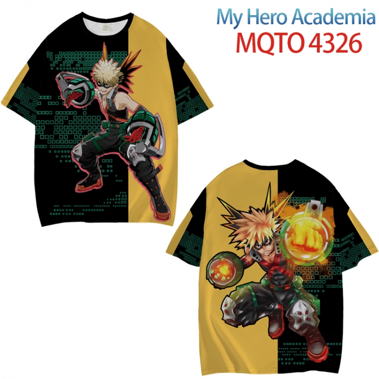 My Hero Academia Full color printed short sleeve T-shirt from XXS to 4XL MQTO-4326