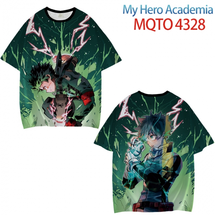 My Hero Academia Full color printed short sleeve T-shirt from XXS to 4XL  MQTO-4328