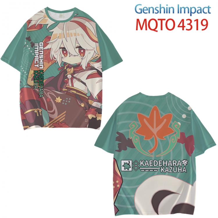 Genshin Impact Full color printed short sleeve T-shirt from XXS to 4XL MQTO-4319