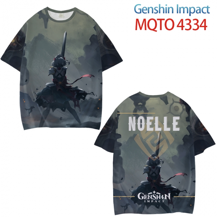 Genshin Impact Full color printed short sleeve T-shirt from XXS to 4XL MQTO-4334