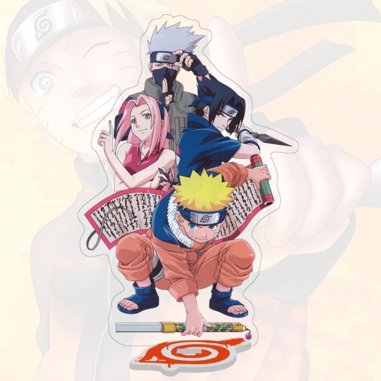 Naruto Anime characters acrylic Standing Plates Keychain 16cm