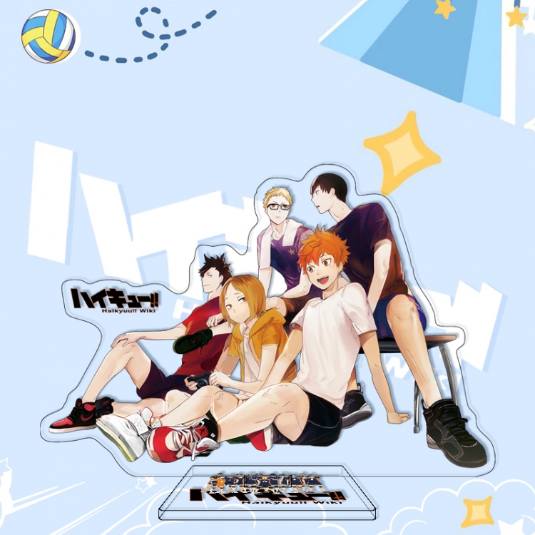  Haikyuu!! Anime characters acrylic Standing Plates Keychain 16cm