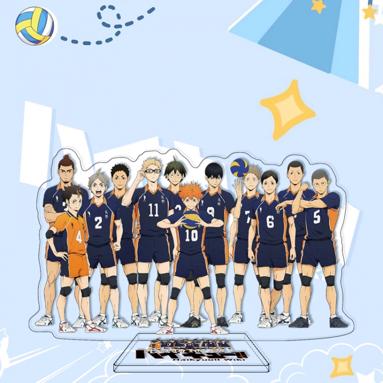  Haikyuu!! Anime characters acrylic Standing Plates Keychain 16cm