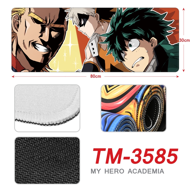 My Hero Academia Anime peripheral new lock edge mouse pad 30X80cm TM-3585
