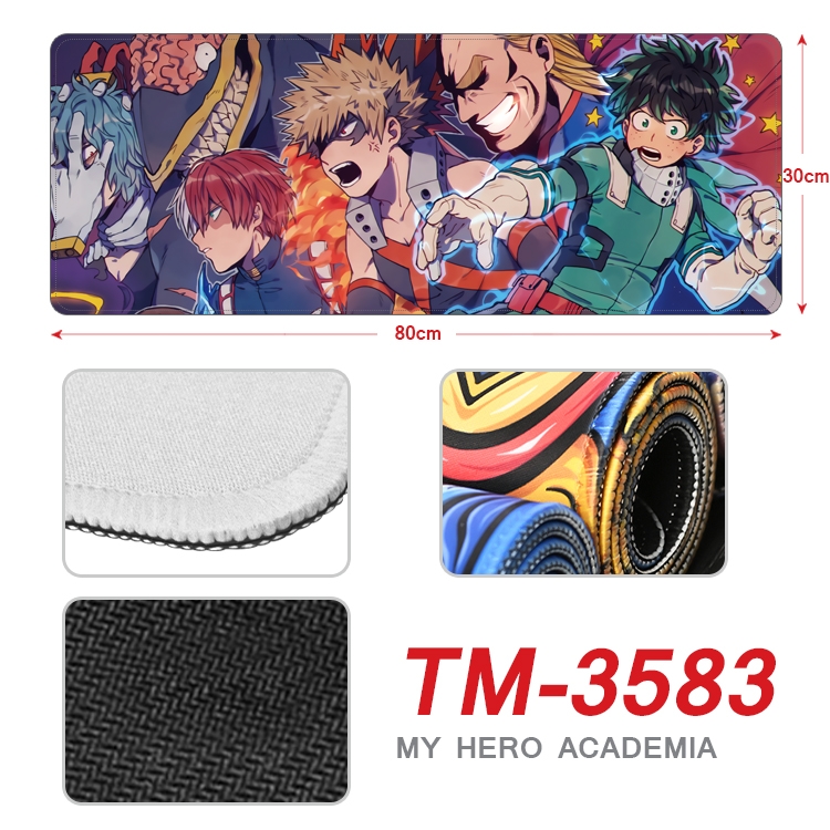 My Hero Academia Anime peripheral new lock edge mouse pad 30X80cm TM-3583